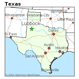 lubbock map texas