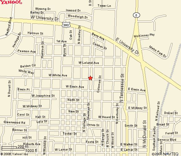 downtown mckinney map
