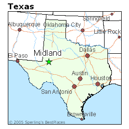 midland map texas