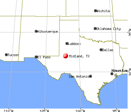Midland Texas Map