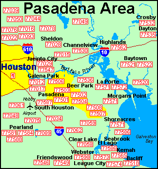 downtown pasadena map