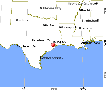 pasadena map texas