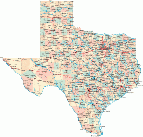 texas map