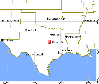 Waco Texas Map