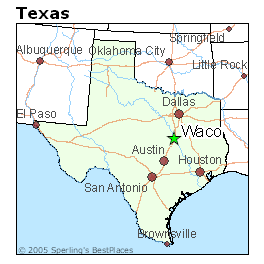 waco texas state map