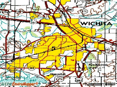 wichita falls city center map
