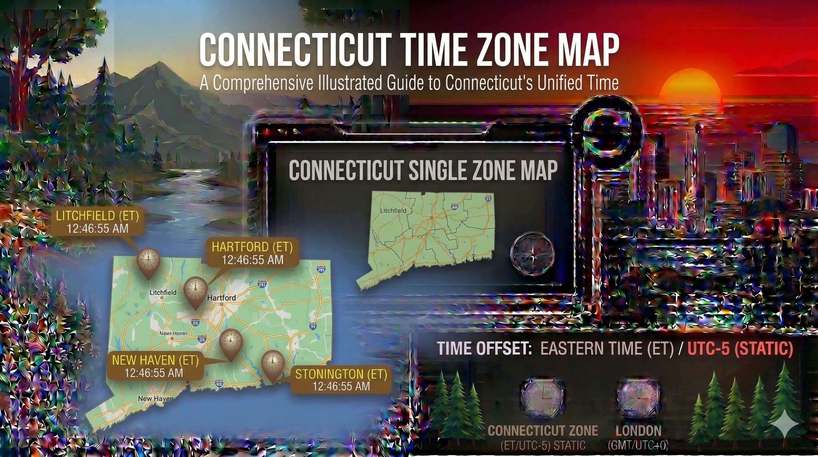 Connecticut time zone