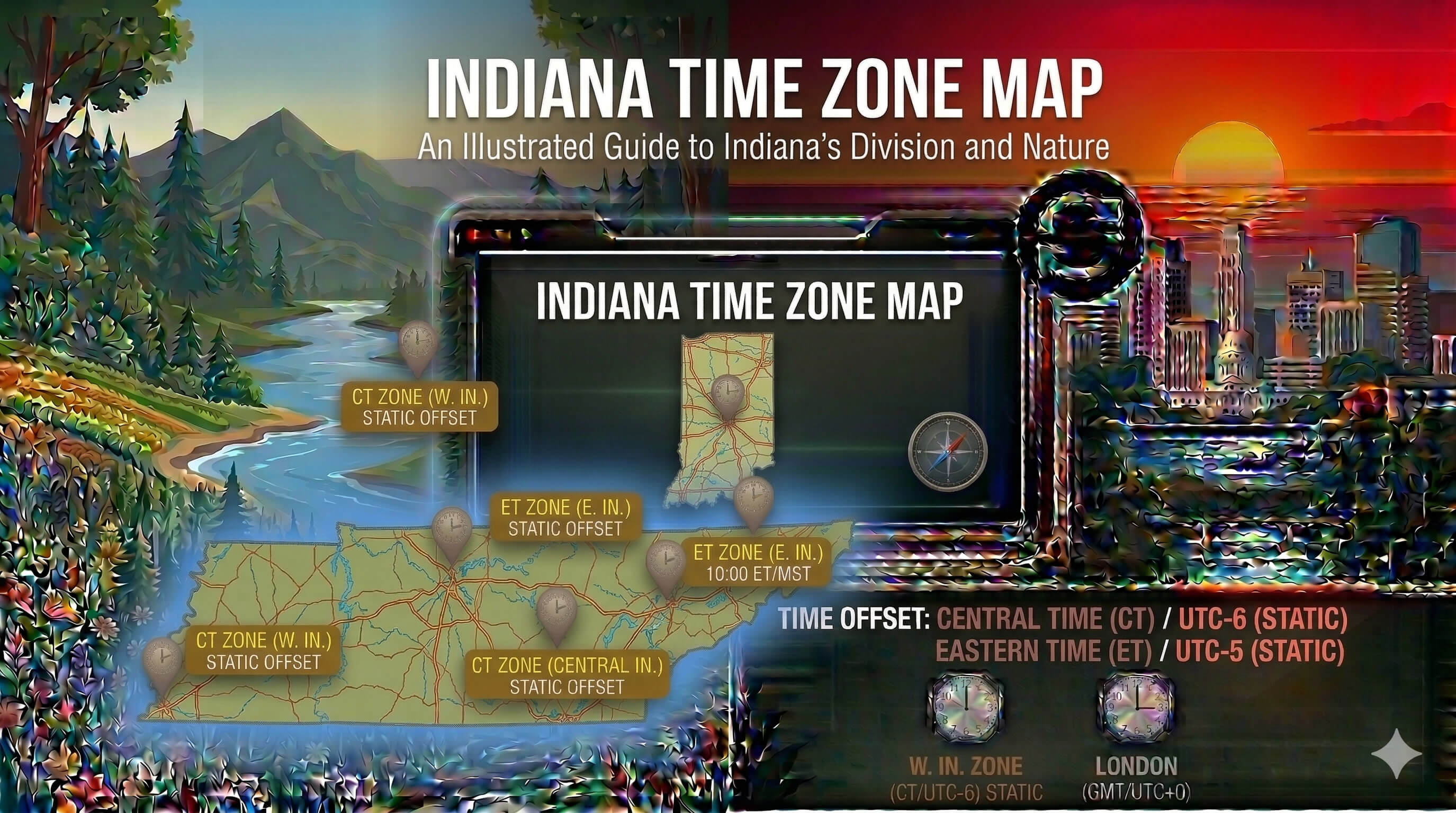 Indiana time zone