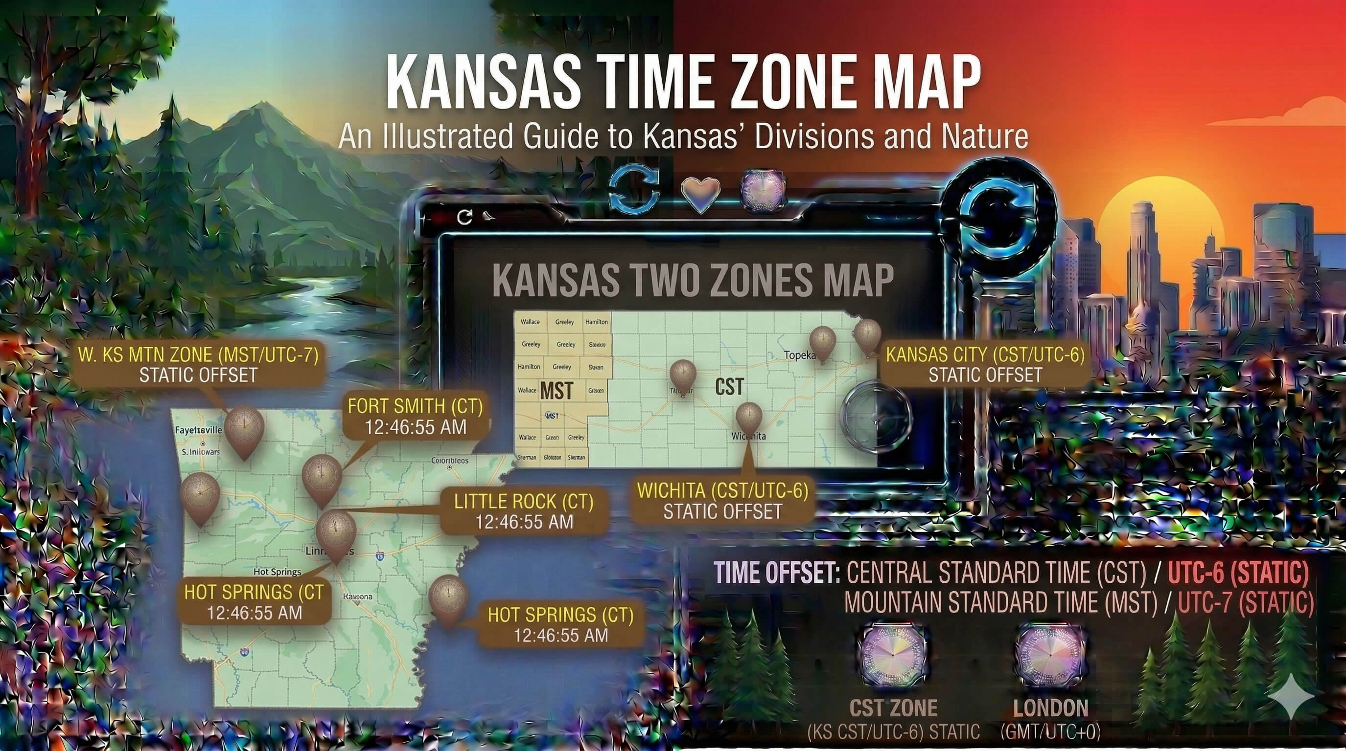 Kansas time zone