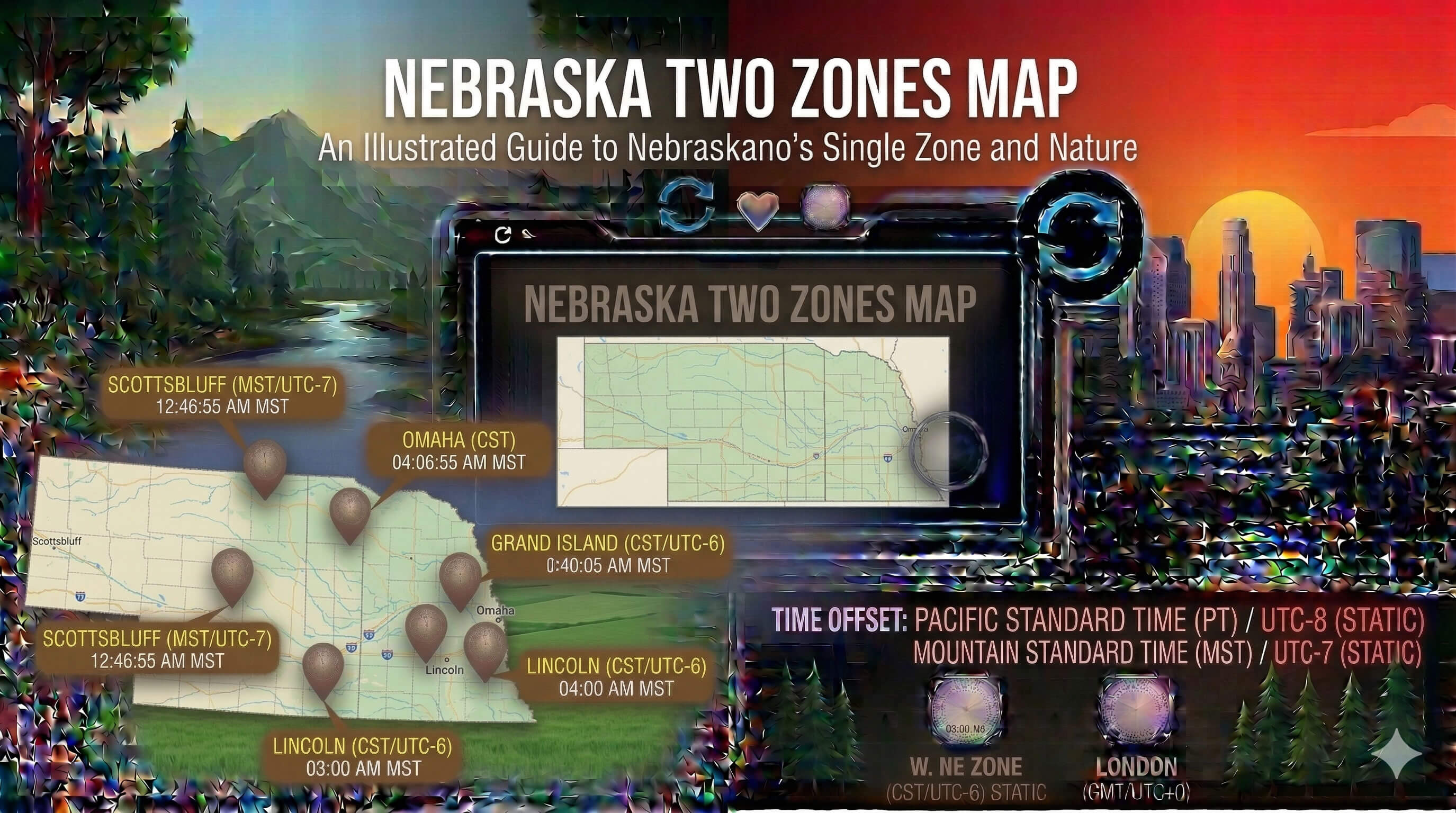 Nebraska time zone