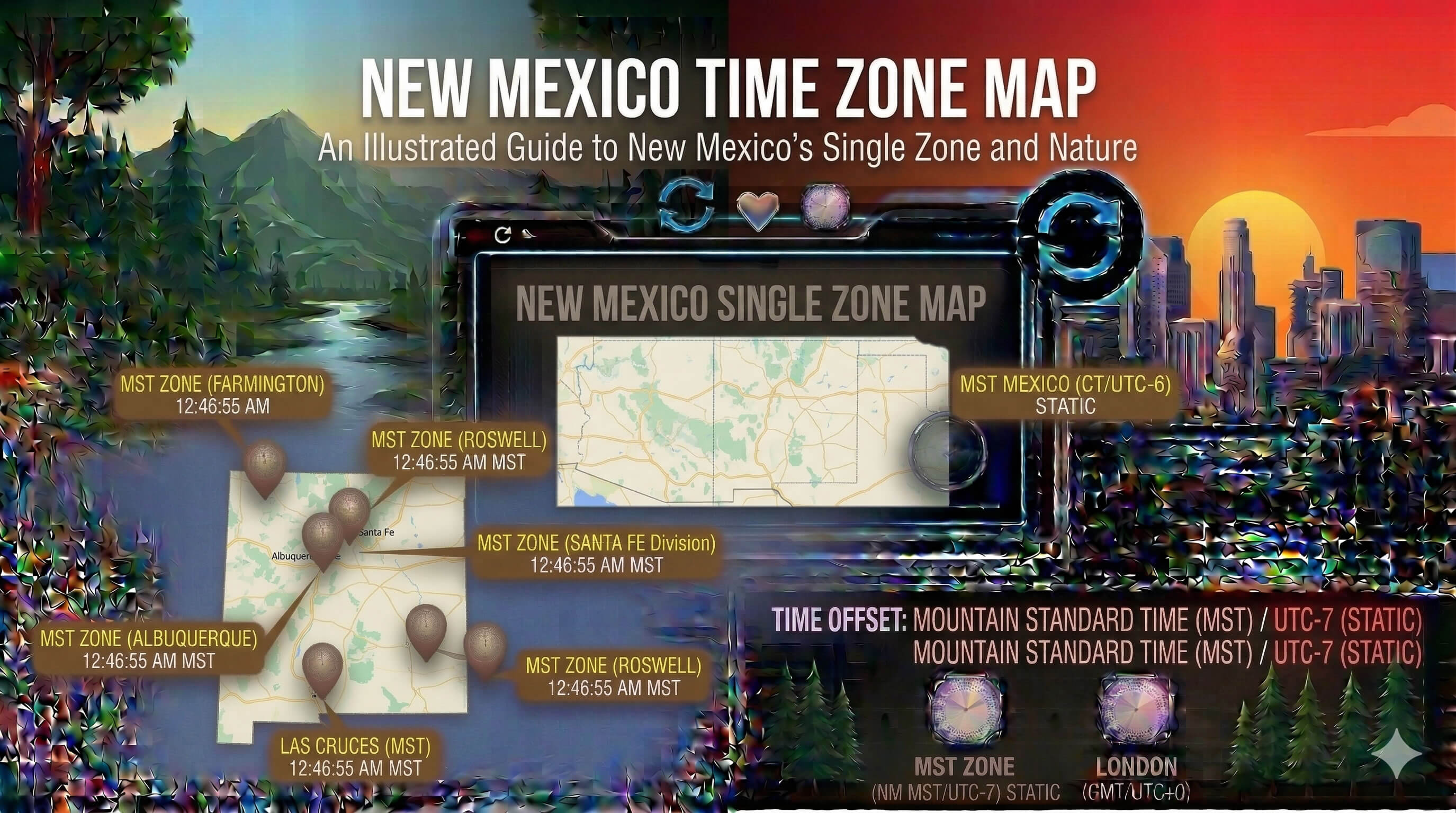 New Mexico time zone
