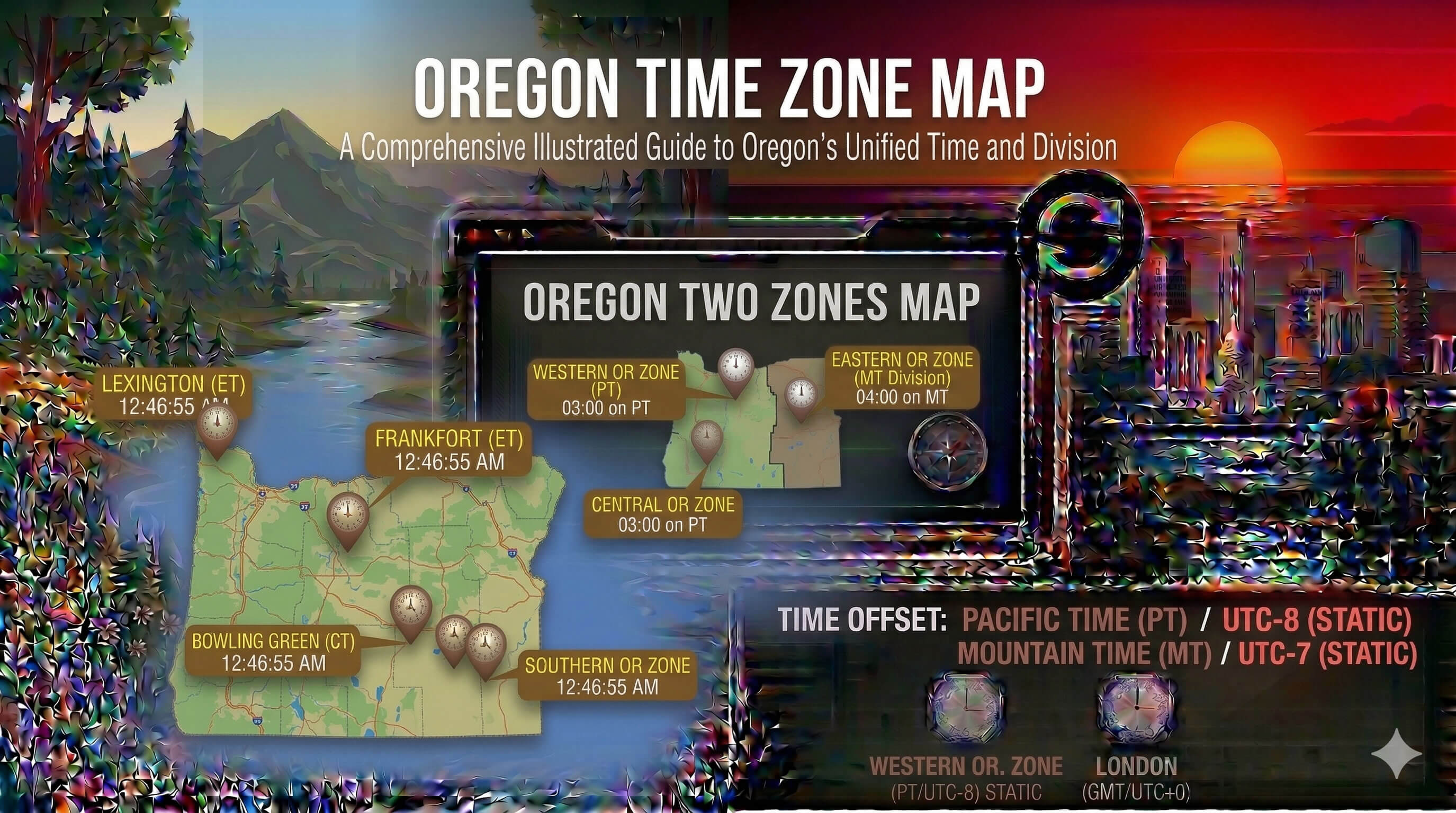 Oregon time zone