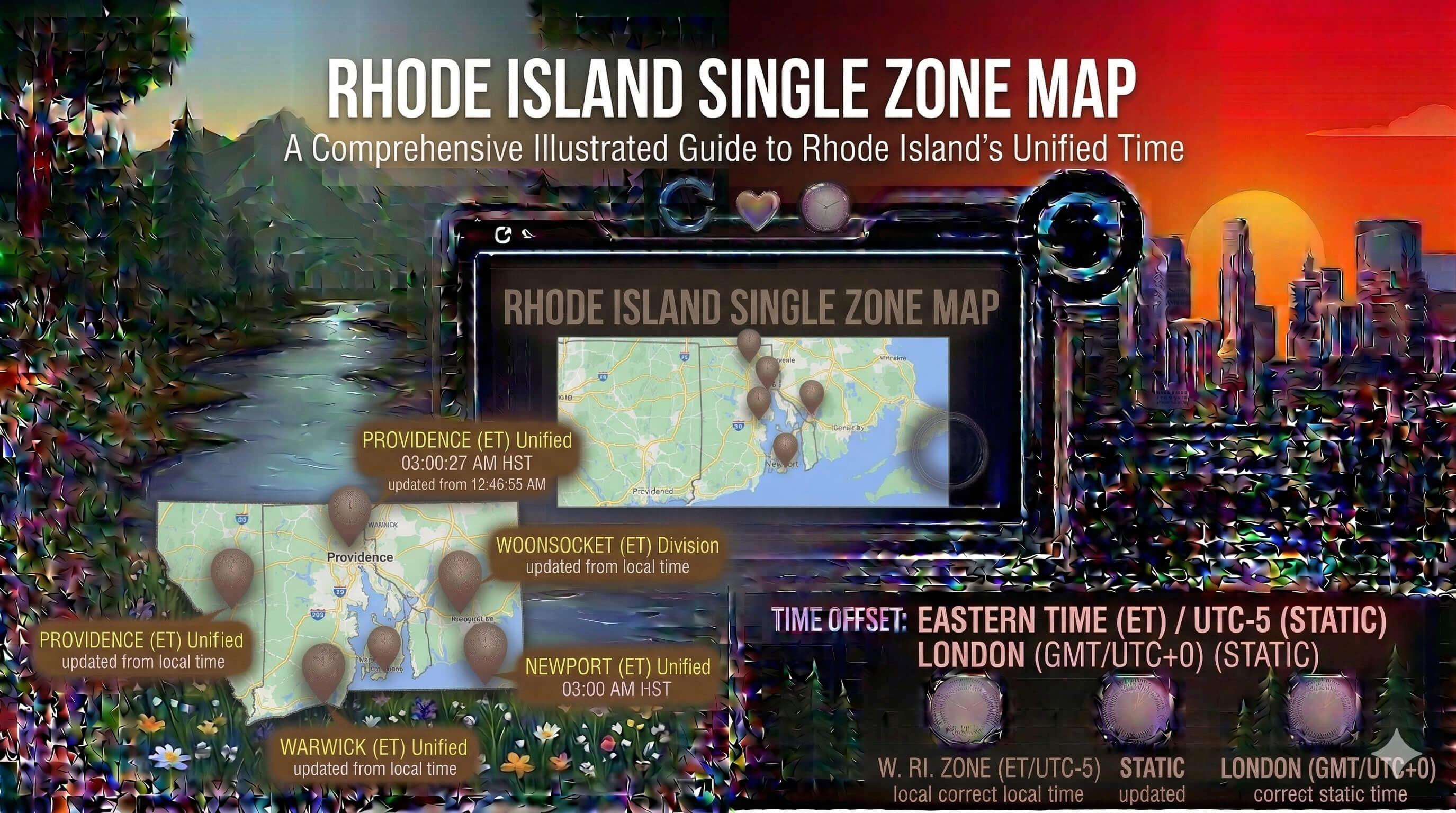 Rhode Island time zone