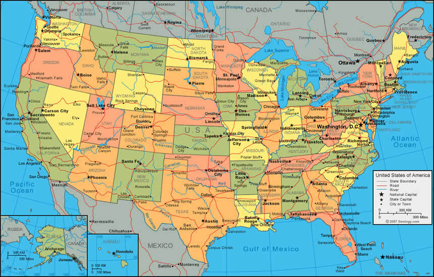 United States of America Maps