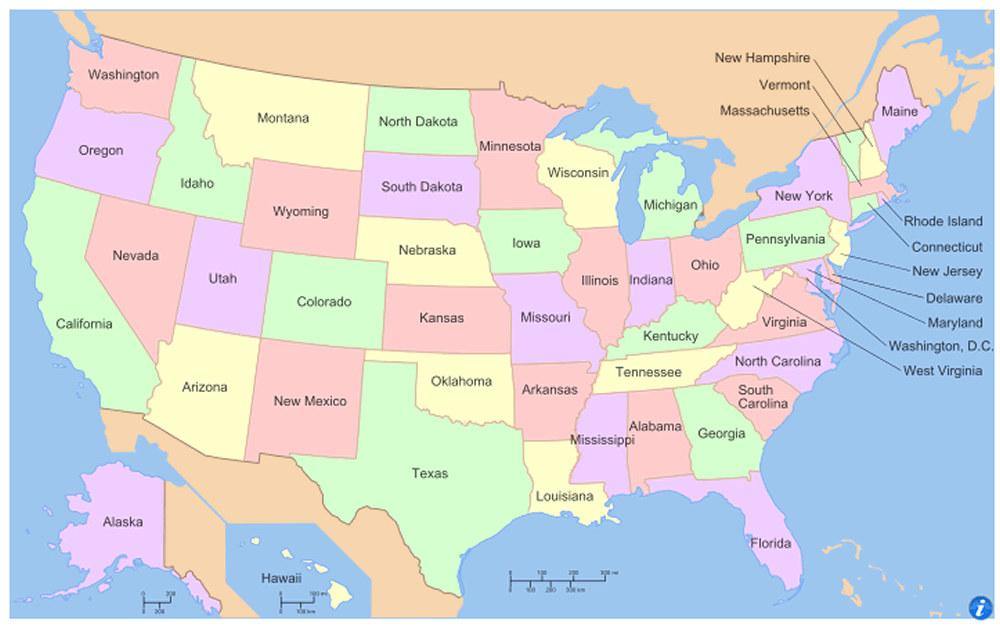 us political divisions map