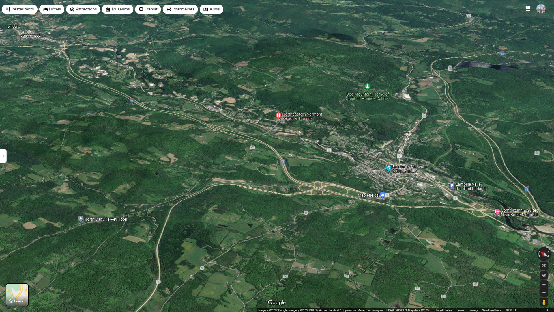 Stja Vt Map St. Johnsbury, Vermont Map