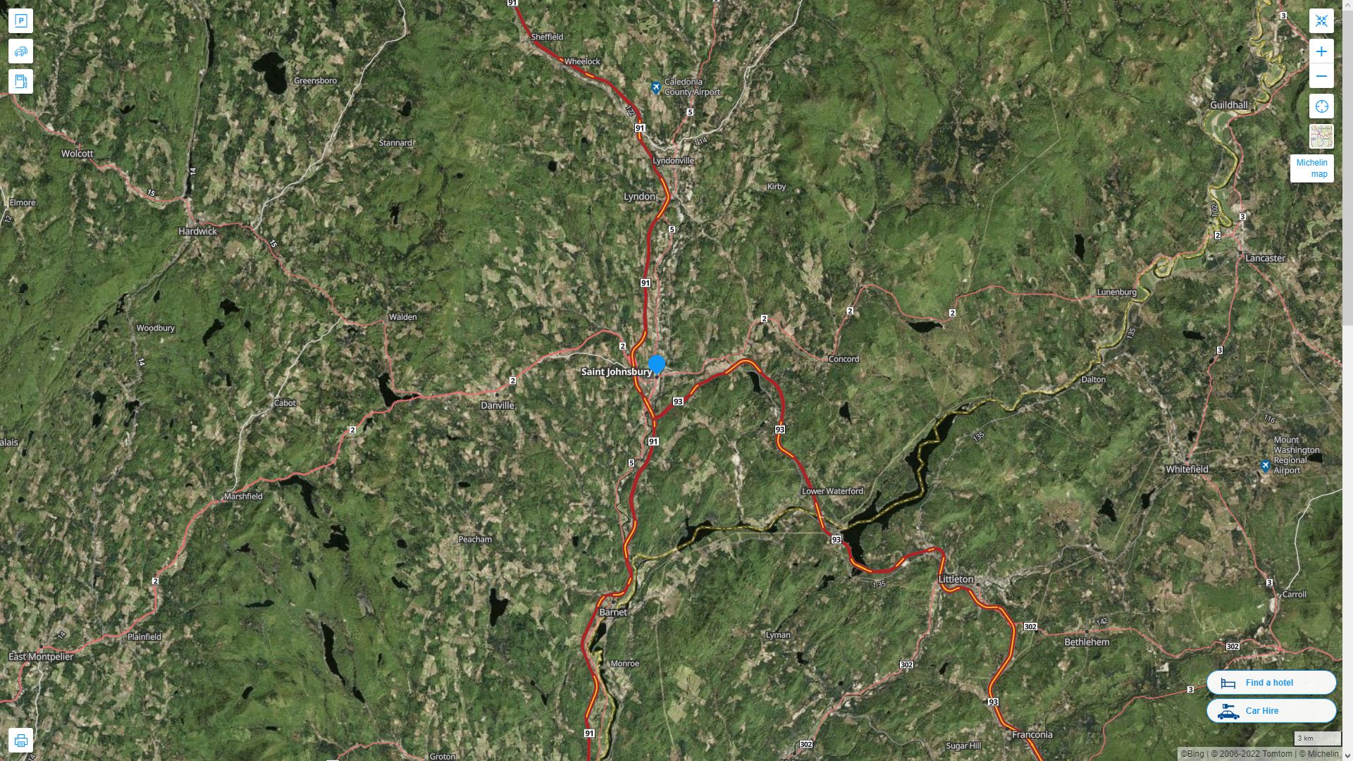 Stja Vt Map St. Johnsbury Vermont Map - United States