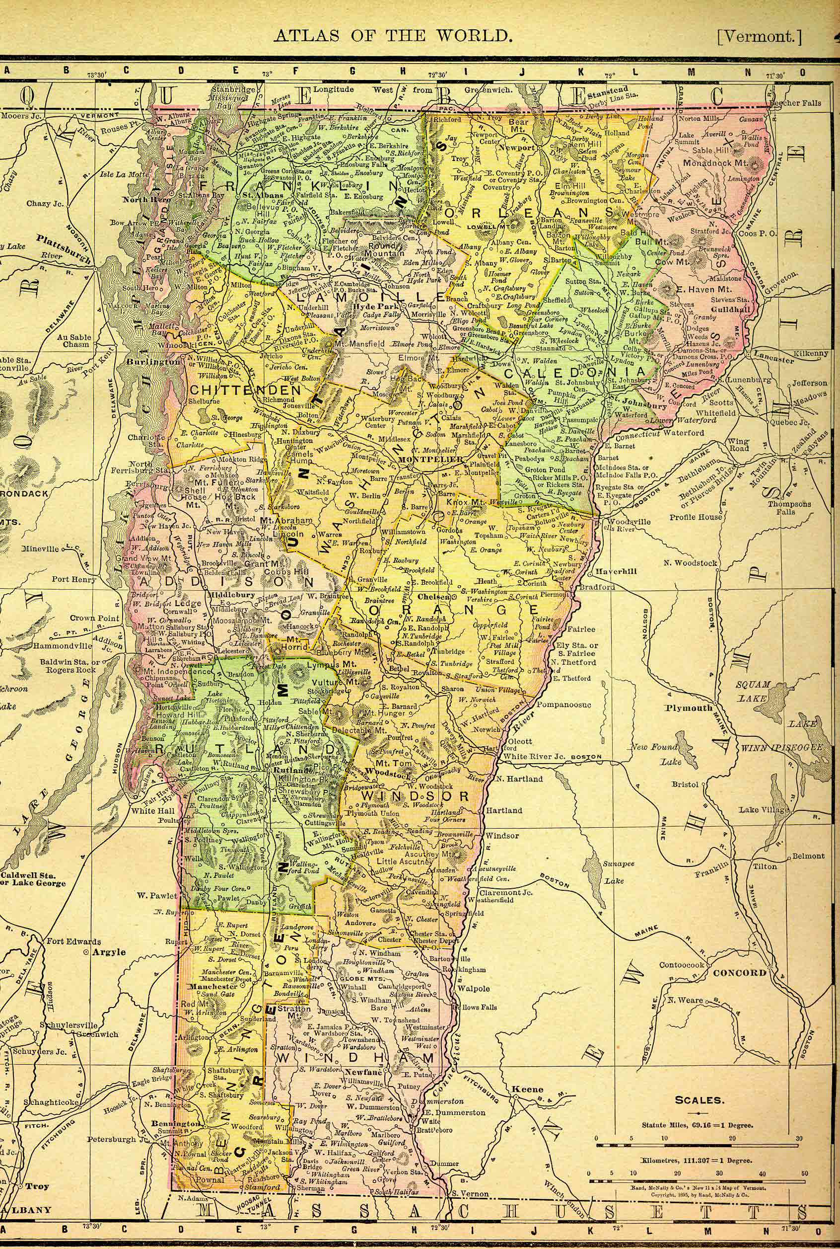 vermont Atlas 1895