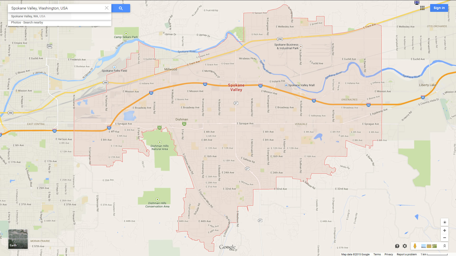 spokane county assessor pictometry map