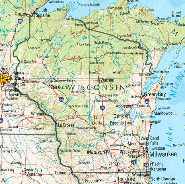 Wisconsin Maps