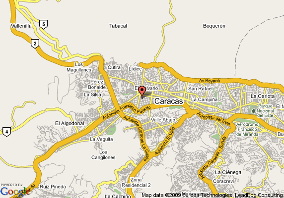 Caracas Map