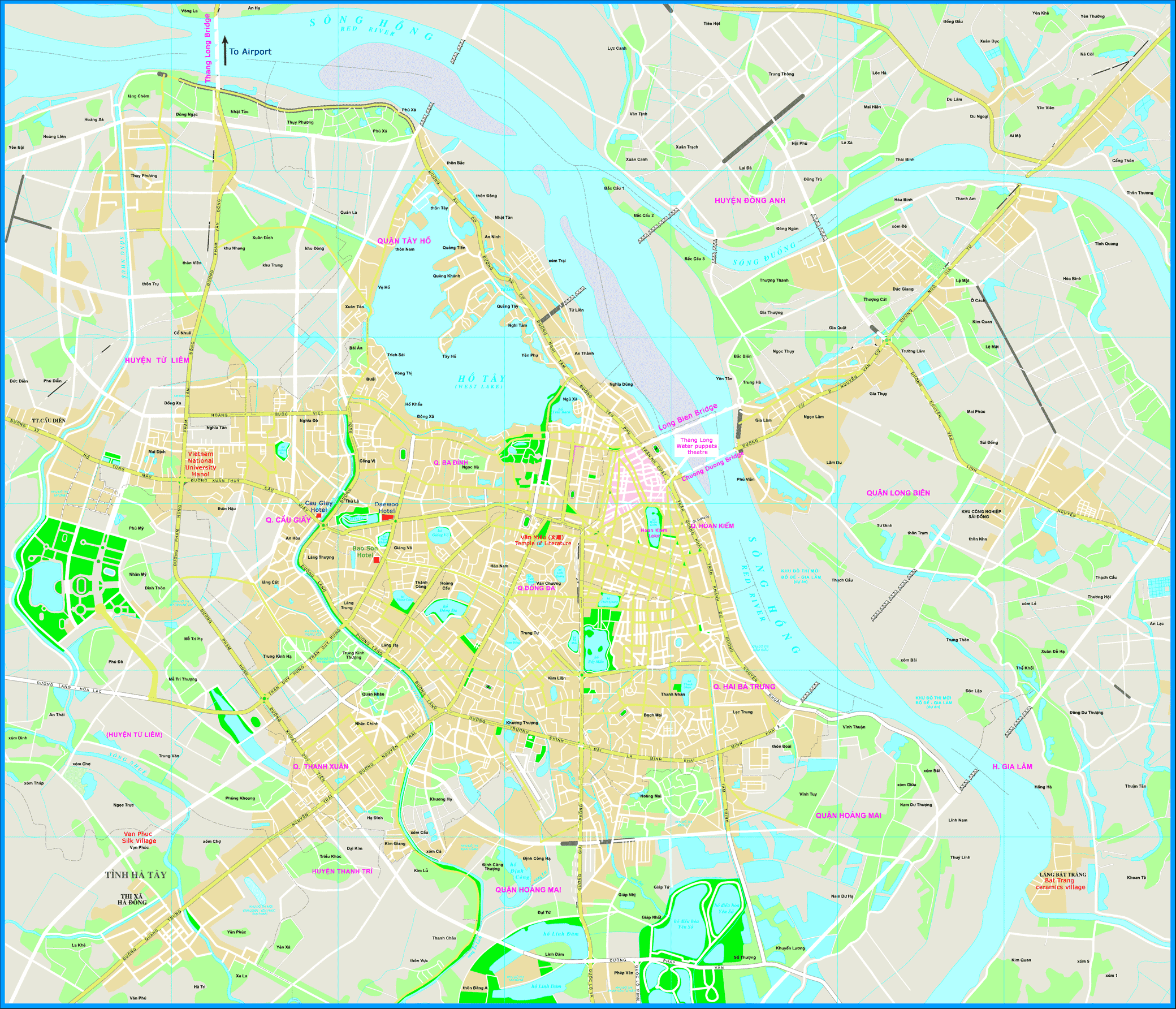 Hanoi Map