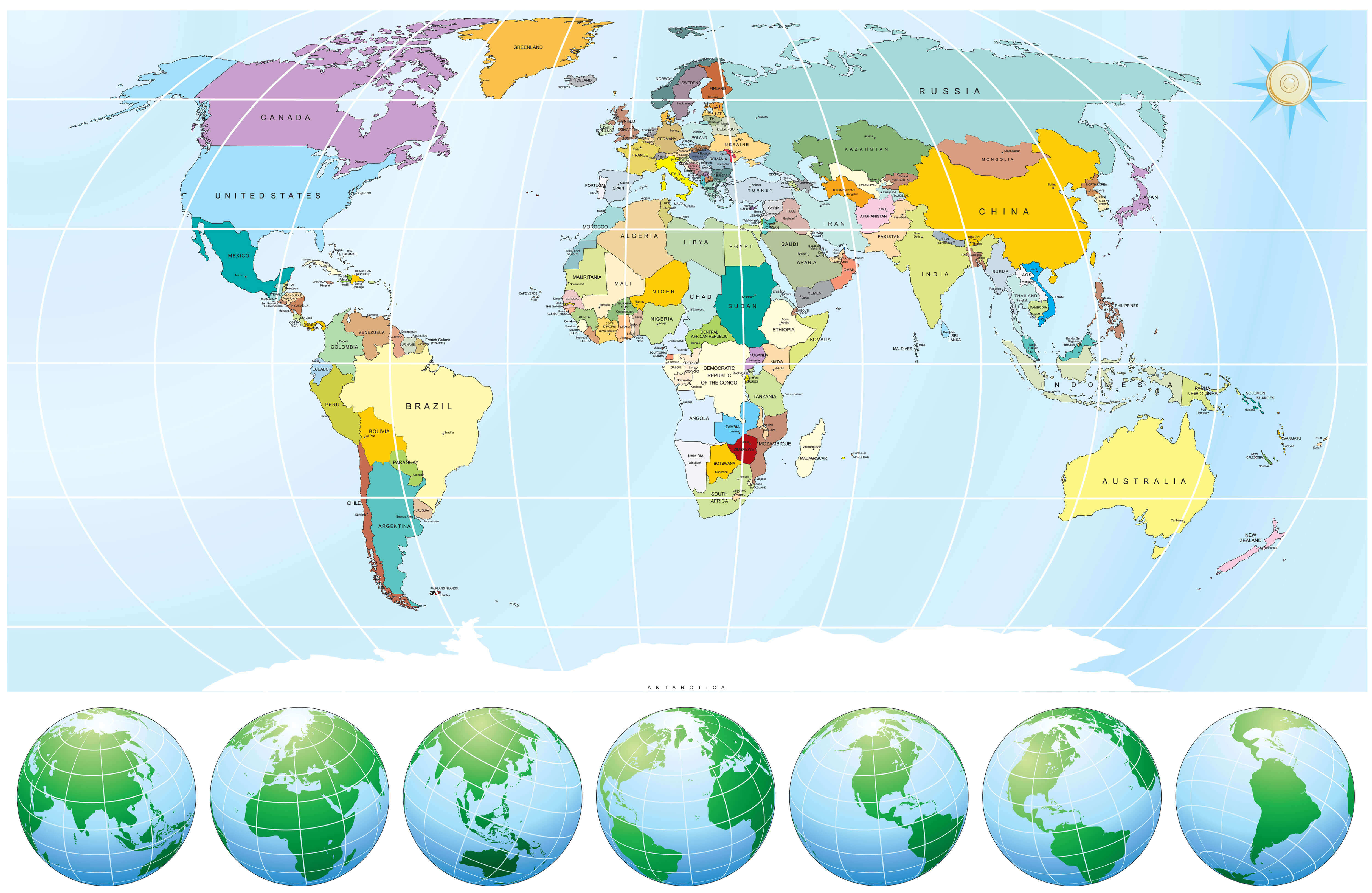 World Langauges Map
