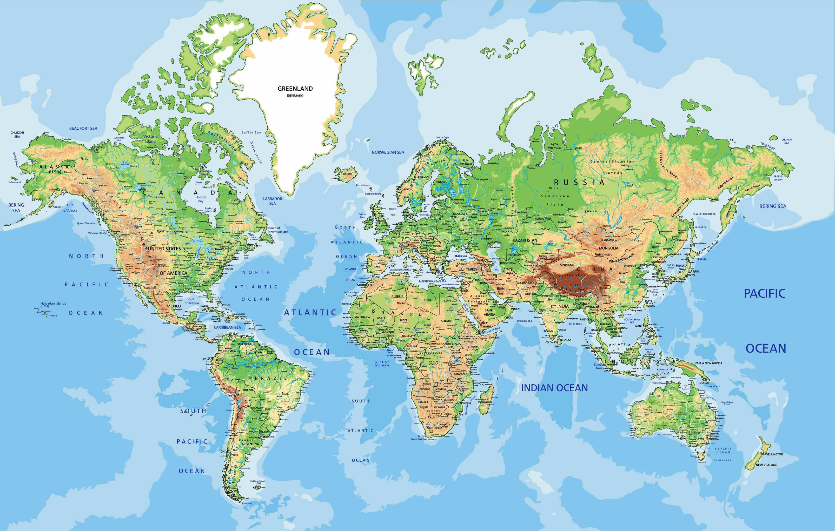 Comprehensive View Of The World Map Navigate The Globe