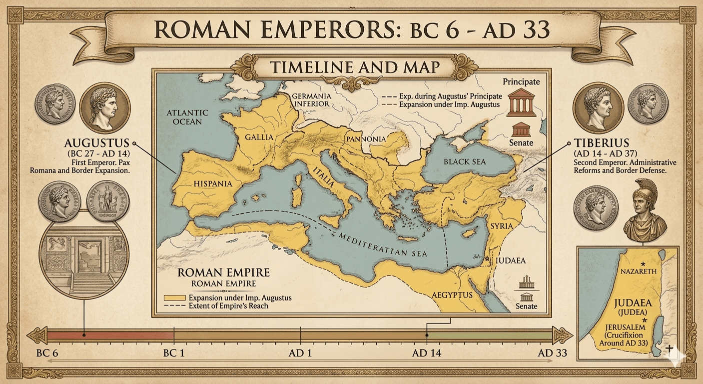 Roman Emperors 6 BC AD 33