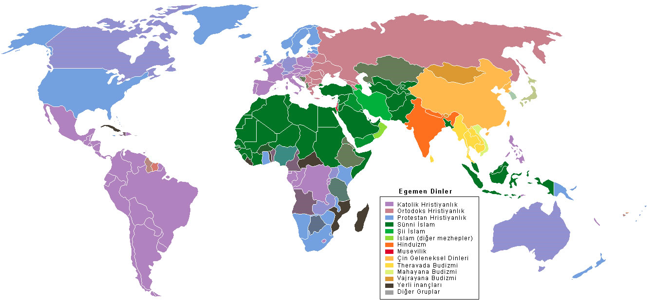 World blank map with countries