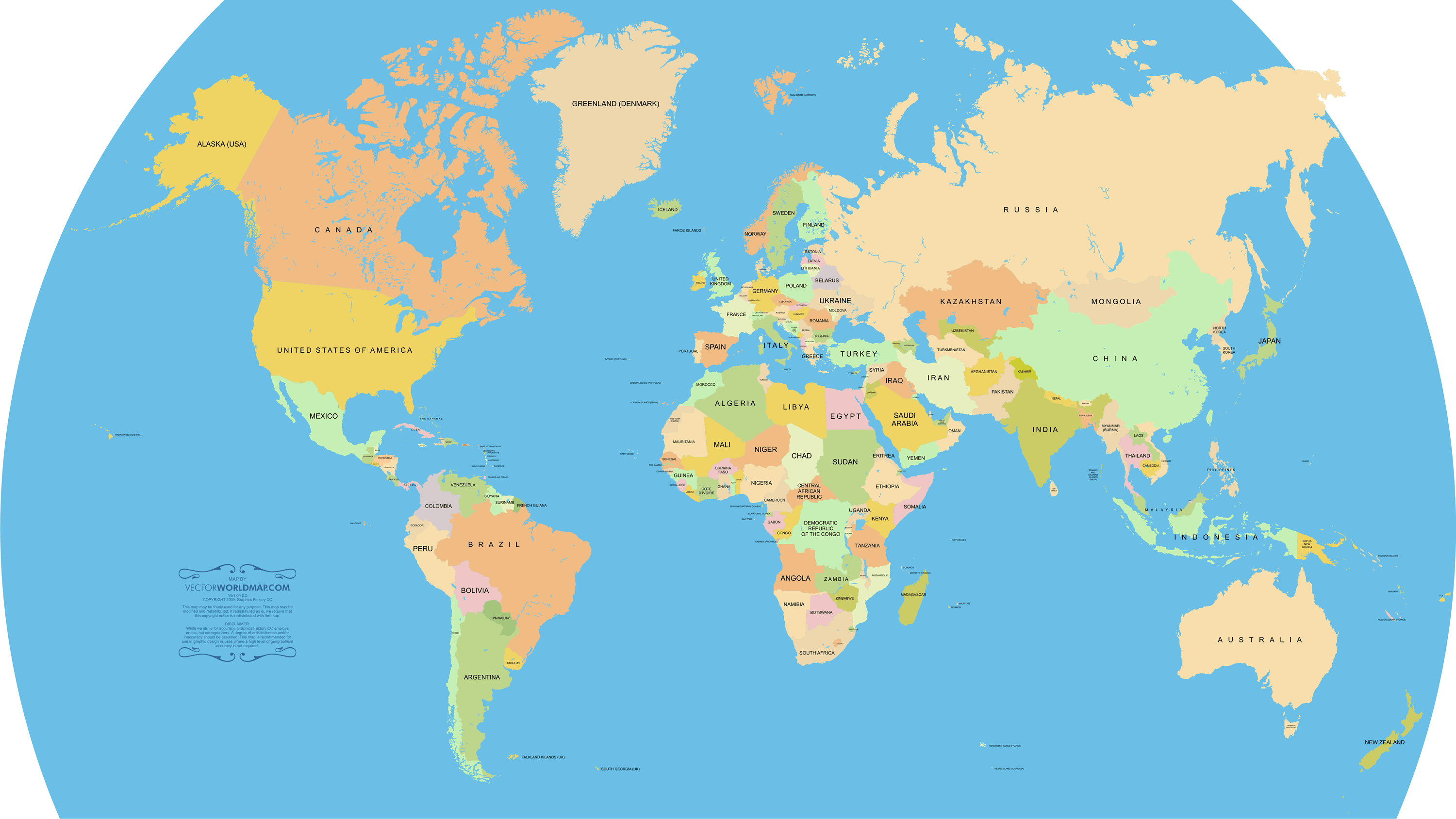 Vectorel World Map