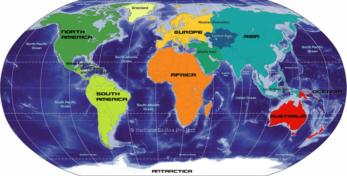 Topographic Map Of The World