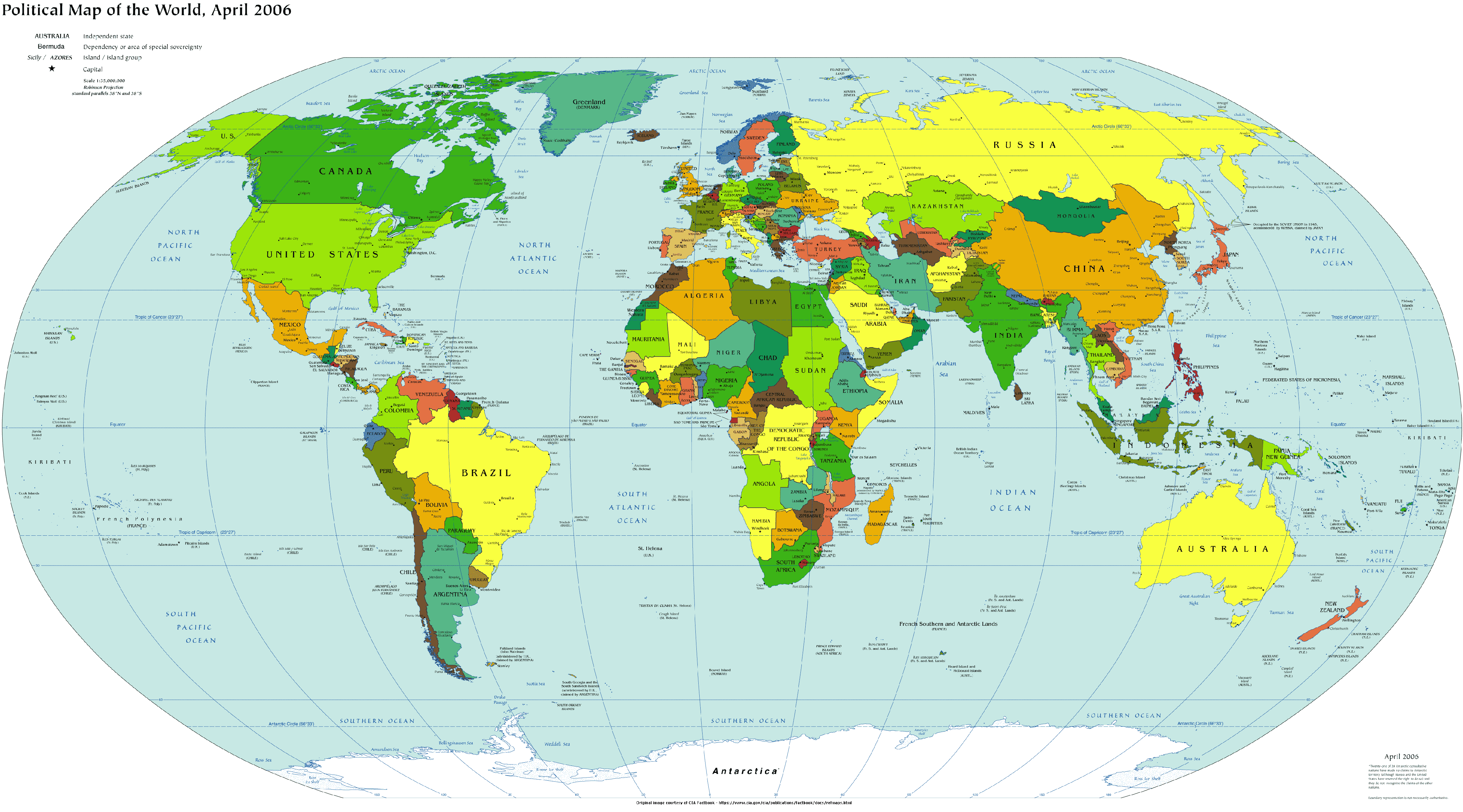 World Political Map English