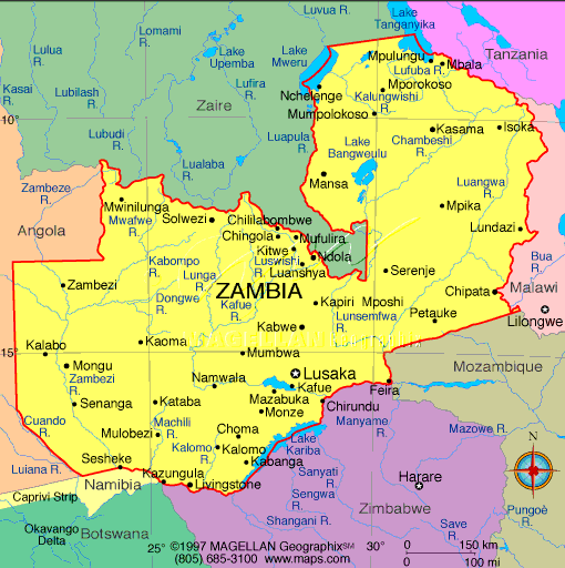 Zambia Maps