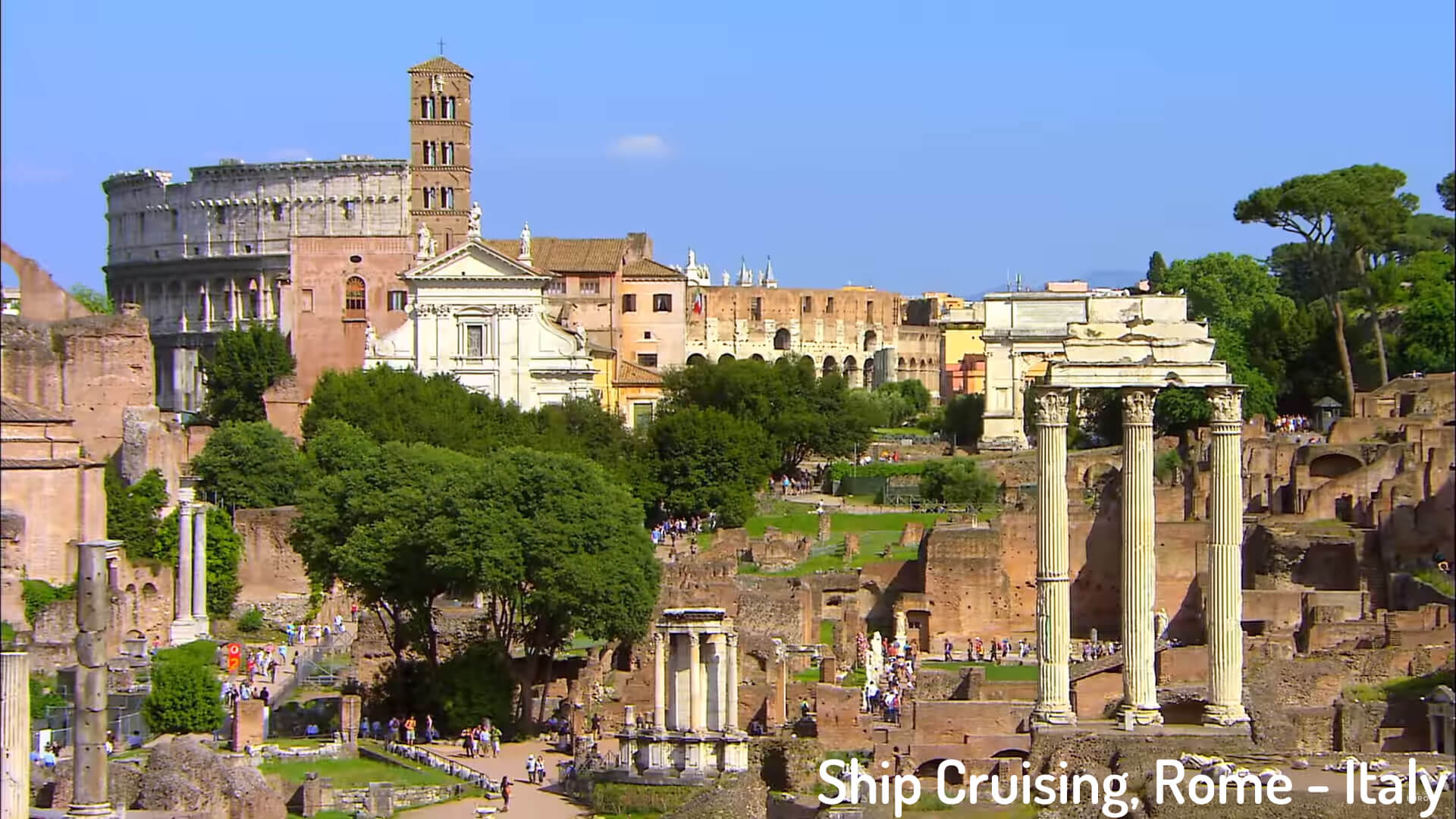 Ship Cruising, Rome - Italy