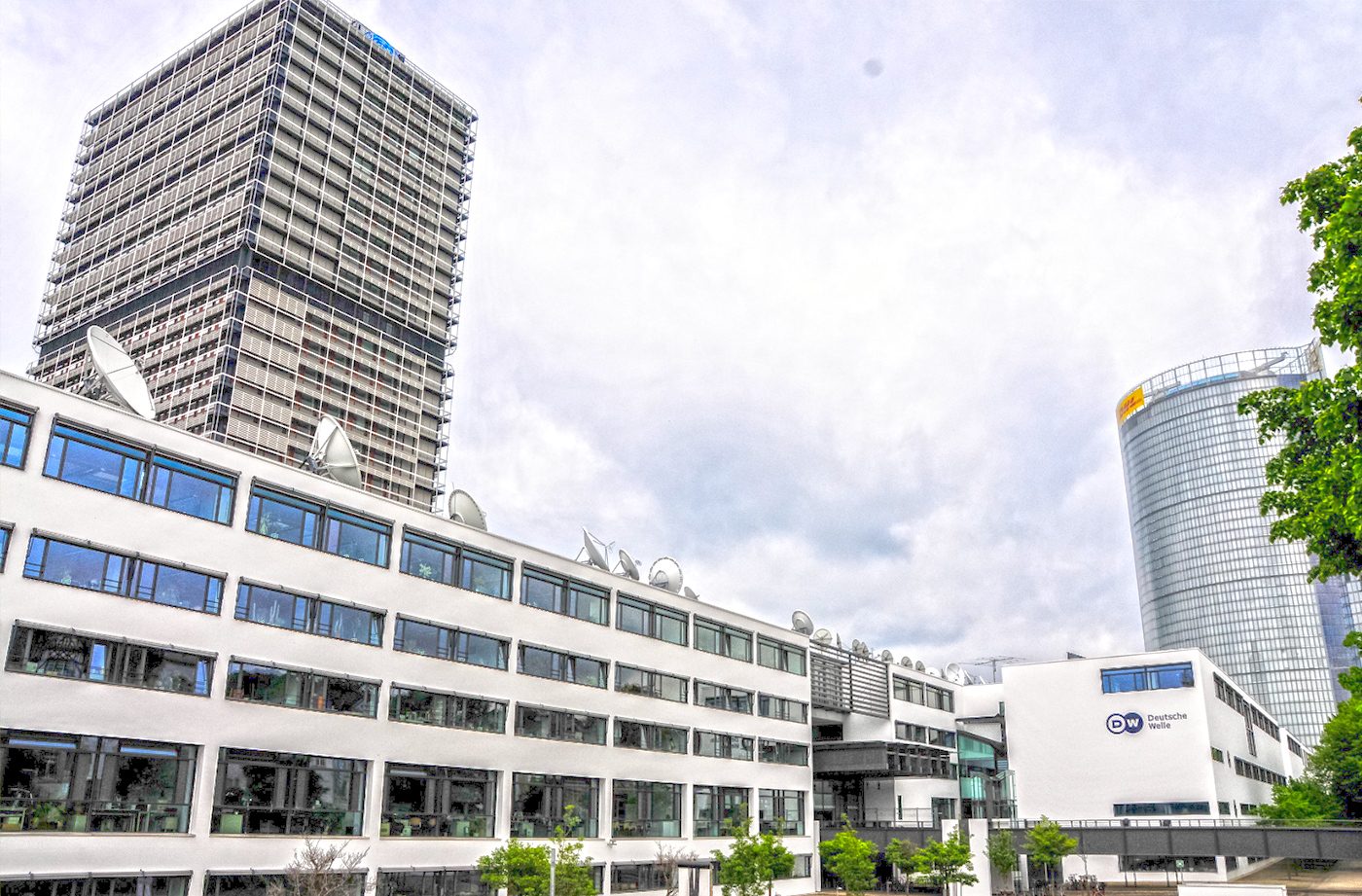 Bonn City Buildings -  DW Headquarters and DHL Tower