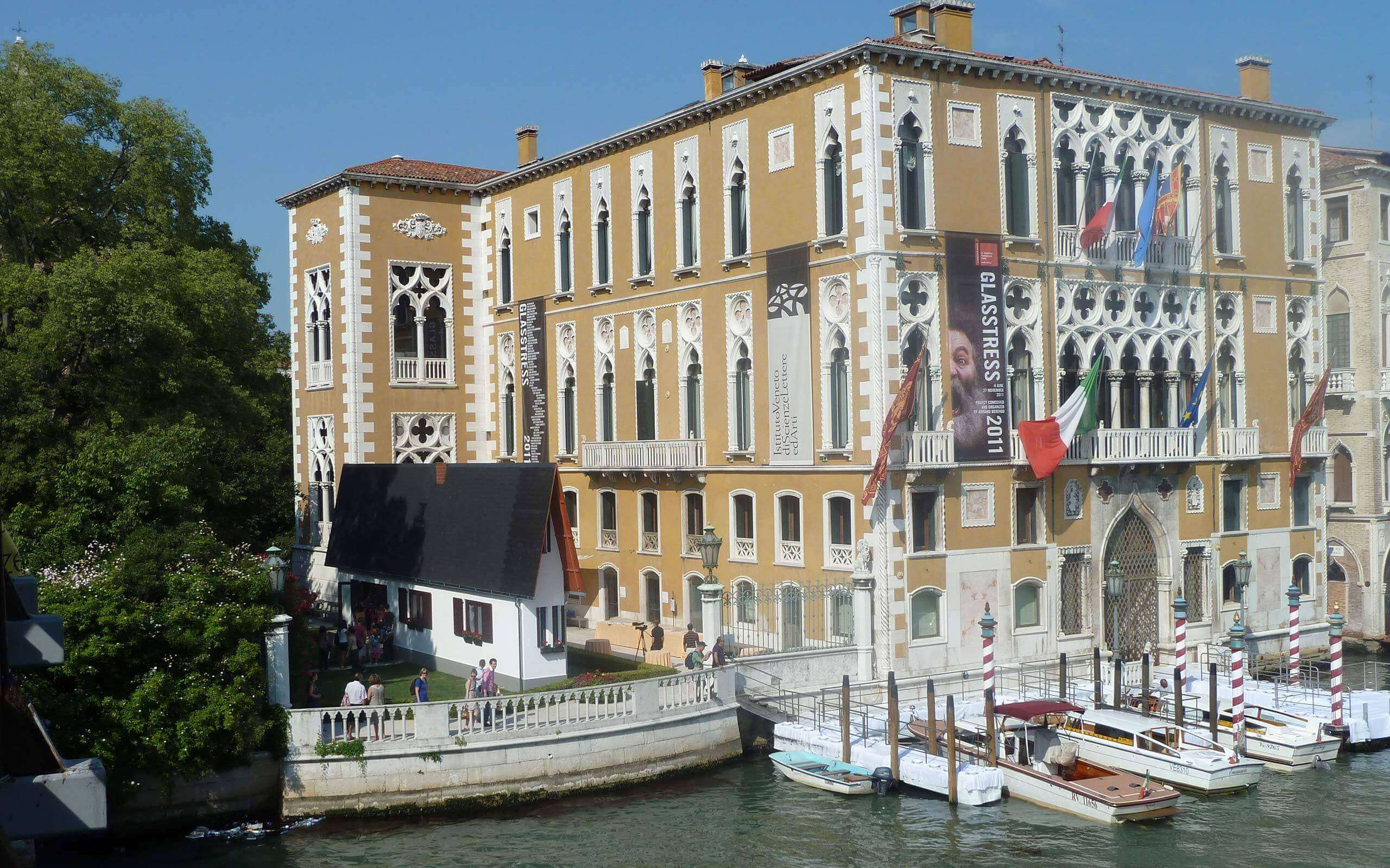 The Palazzo Cavalli-Franchetti alongside the Grand Canal