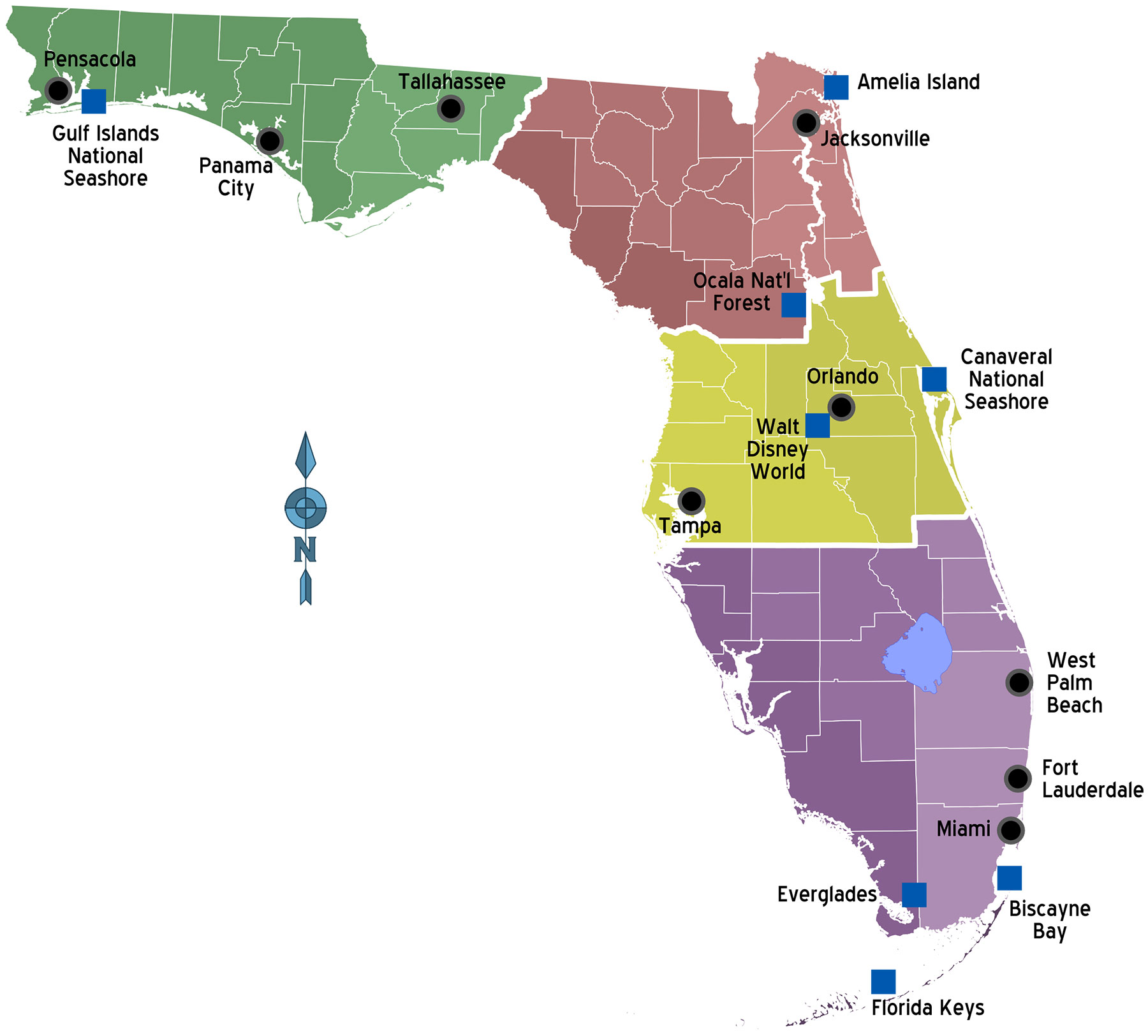 Florida's Regions and Cities
