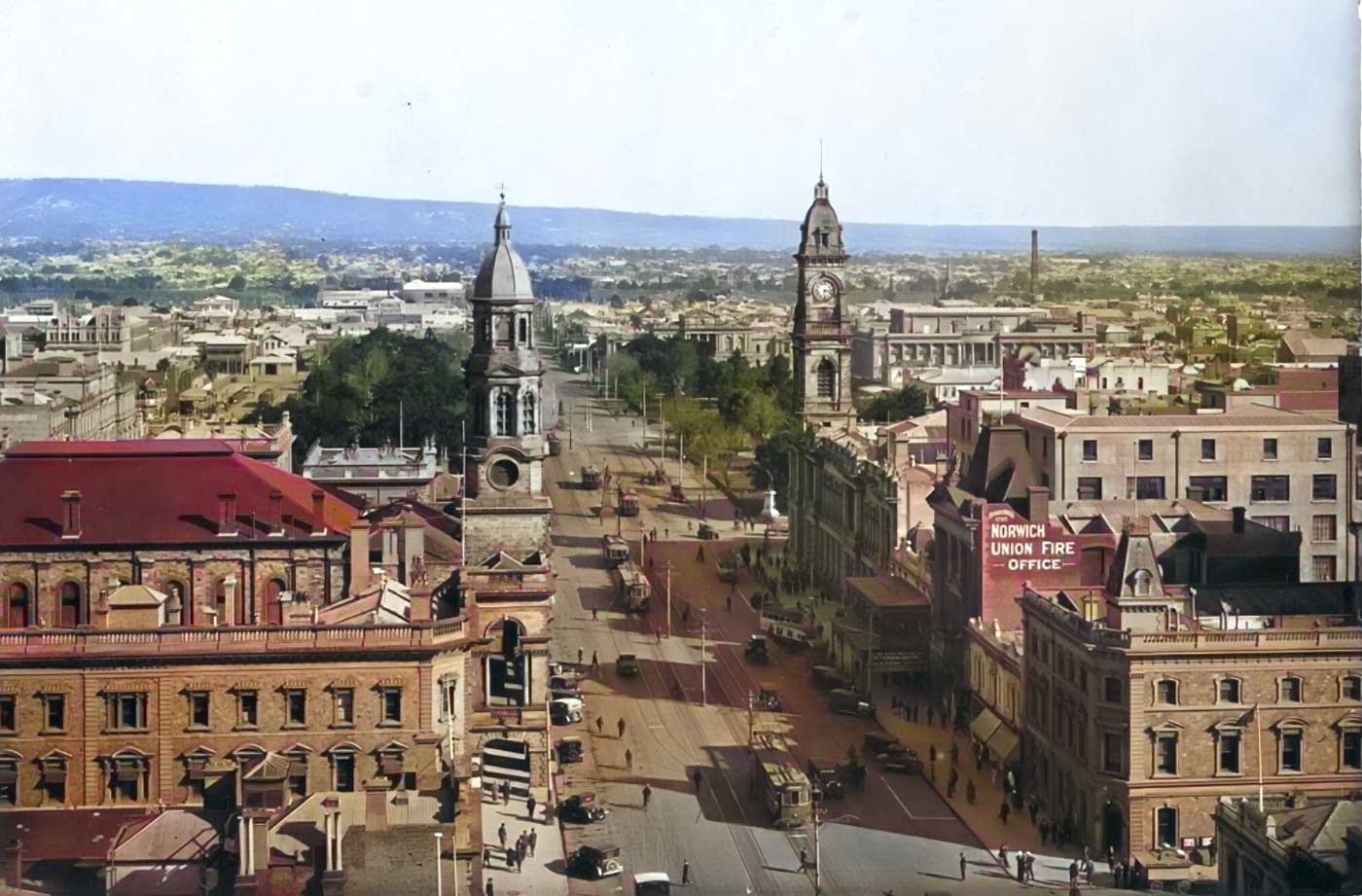 History Adelaide City View