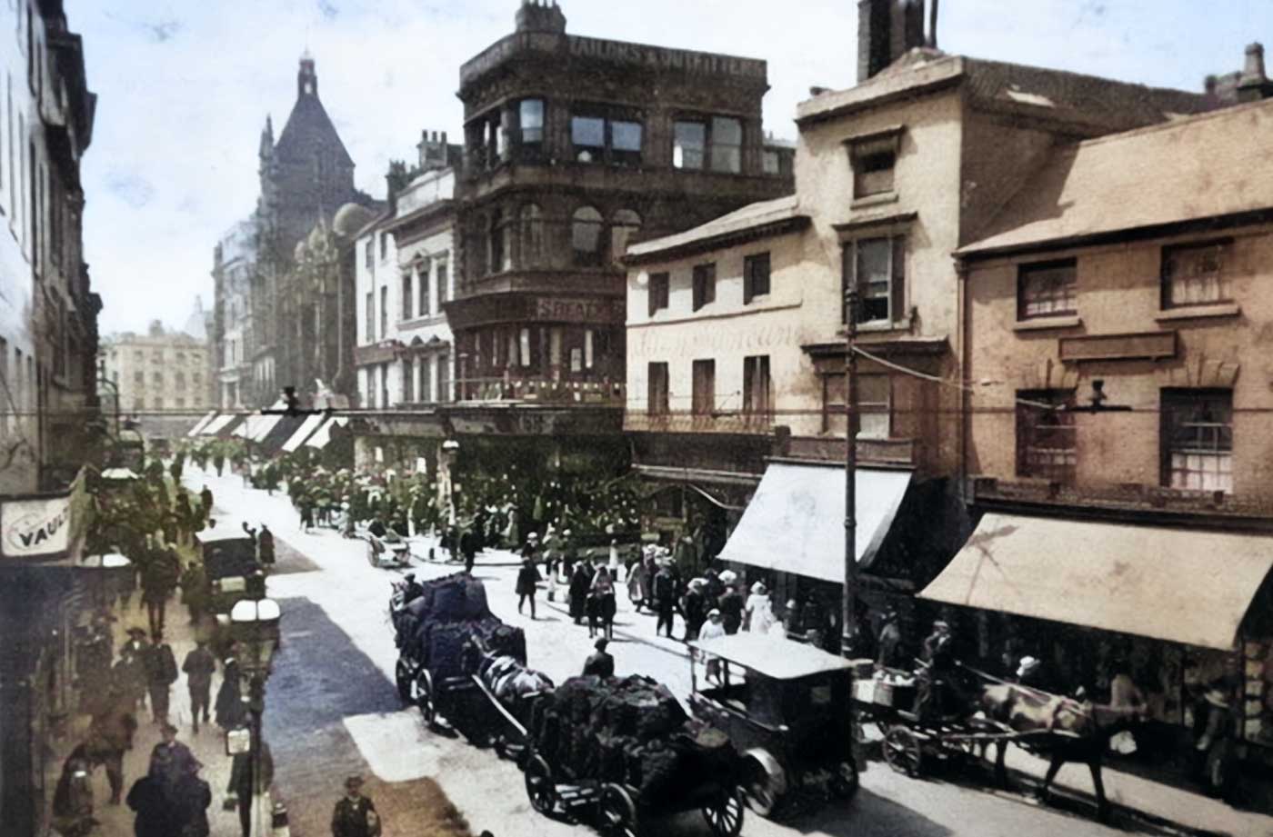 Birmingham City Old Photo City View (1900s)